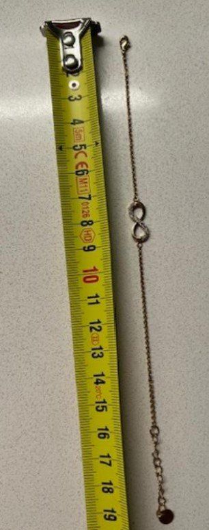 Sonstiger Schmuck: Collier +bracelet infini - plaqué or et zircon – Neu (gemäss Beschreibung) aus Glattpark(Opfikon) von Miko3711 1