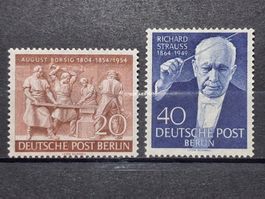 Berlin Mi-Nr.124-125 Postfrisch tadellos 21 Fr