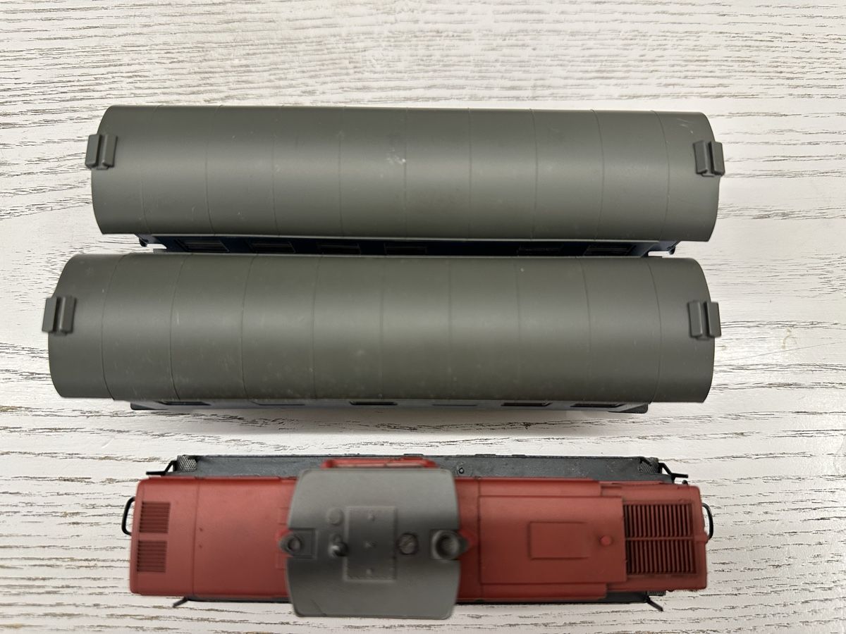Märklin Modellini di ferrovie: Märklin 3072 DB BR 212 Bauzug – Usato da Lupsingen venduto da New-Haven 4