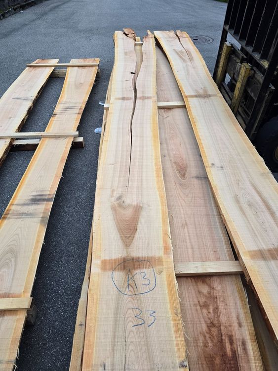 Holzartikel: Kirschbaumbrett Nr. K1 - K11 ( 11 Bretter) – Neu (gemäss Beschreibung) aus Lützelflüh-Goldb von Waelchris 2