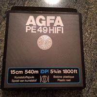 AGFA PE49 HiFi Tonband, 15cm, Originalverpackt, Rarität