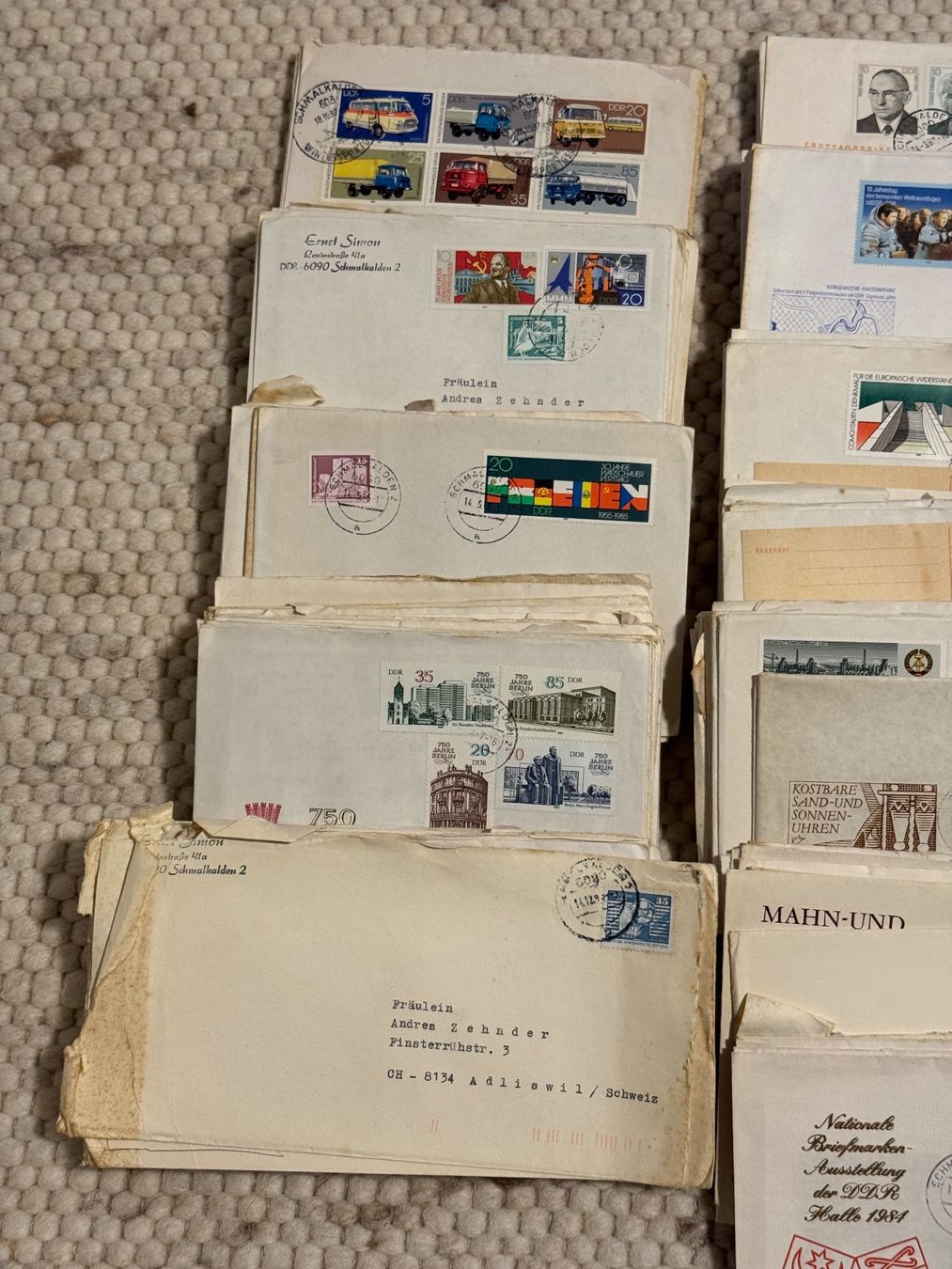 Alle Briefmarken: DDR – Grosse Sammlung Ersttagsbriefe und Postbelege – Gebraucht aus Zug von Mar_Zug 3