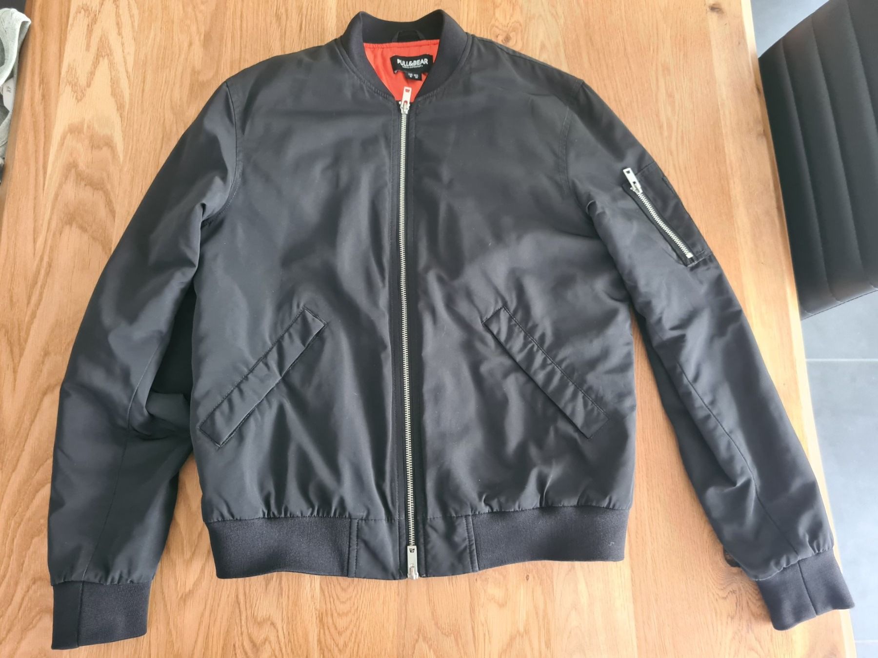 Pull&Bear Giacche: Bomberjacke Schwarz Herren – Nuovo (secondo la descrizione) da Azmoos venduto da Verwir64