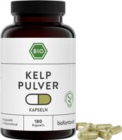 Kelp Kapseln 180 Stück – Natürliches Algenpulver