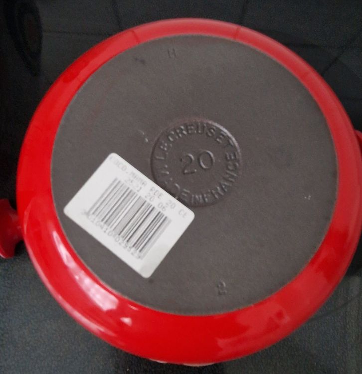 Cocotte Le Creuset Orange Numéro 20 – Vintage Années 70, Collection Enzo Mari