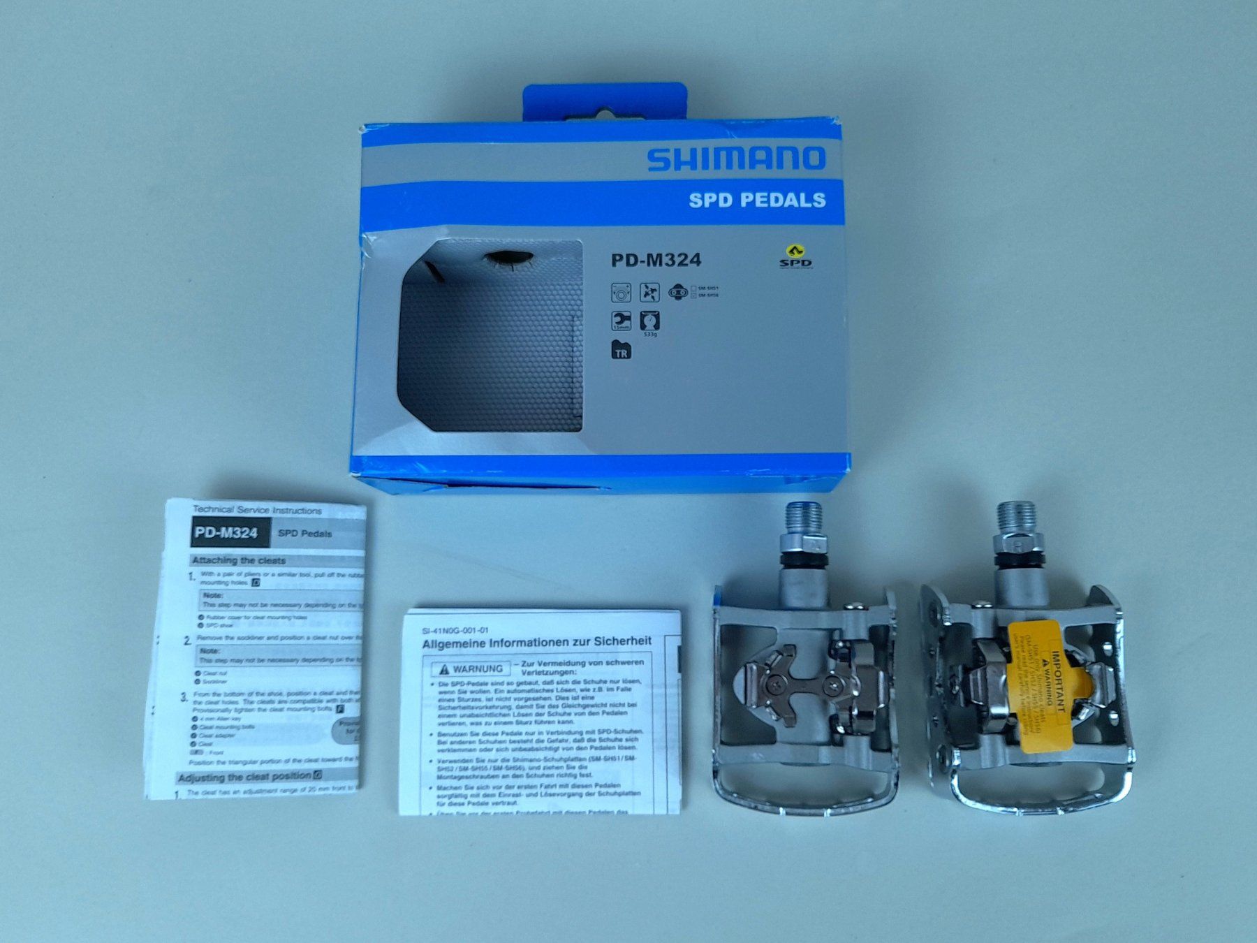 Shimano Pezzi di ricambio: SHIMANO spd Pedale Pd-M324 – Nuovo (secondo la descrizione) da Liebefeld venduto da Restwert_Liebefeld