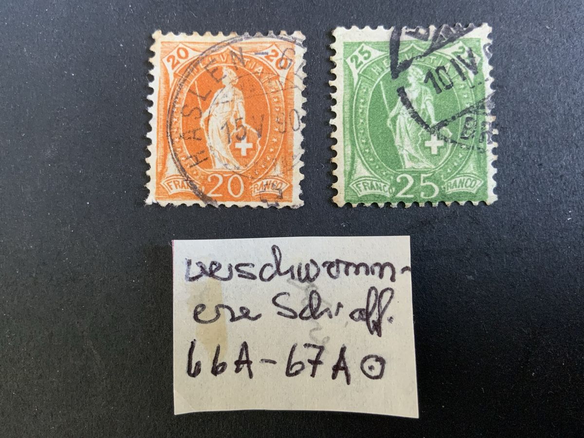 Alle Briefmarken: Stehende Helvetia – Gebraucht aus Binningen von chr_cr5n