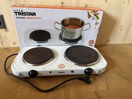 Doppelkochplatte Tristar KP-6245CH weiss gebraucht