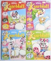 4er Set Diddls Käseblatt- Diddl - aus den Jahr 2008