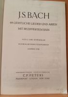 Bach: 69 Geistliche Lieder und Arien, Edition Peters
