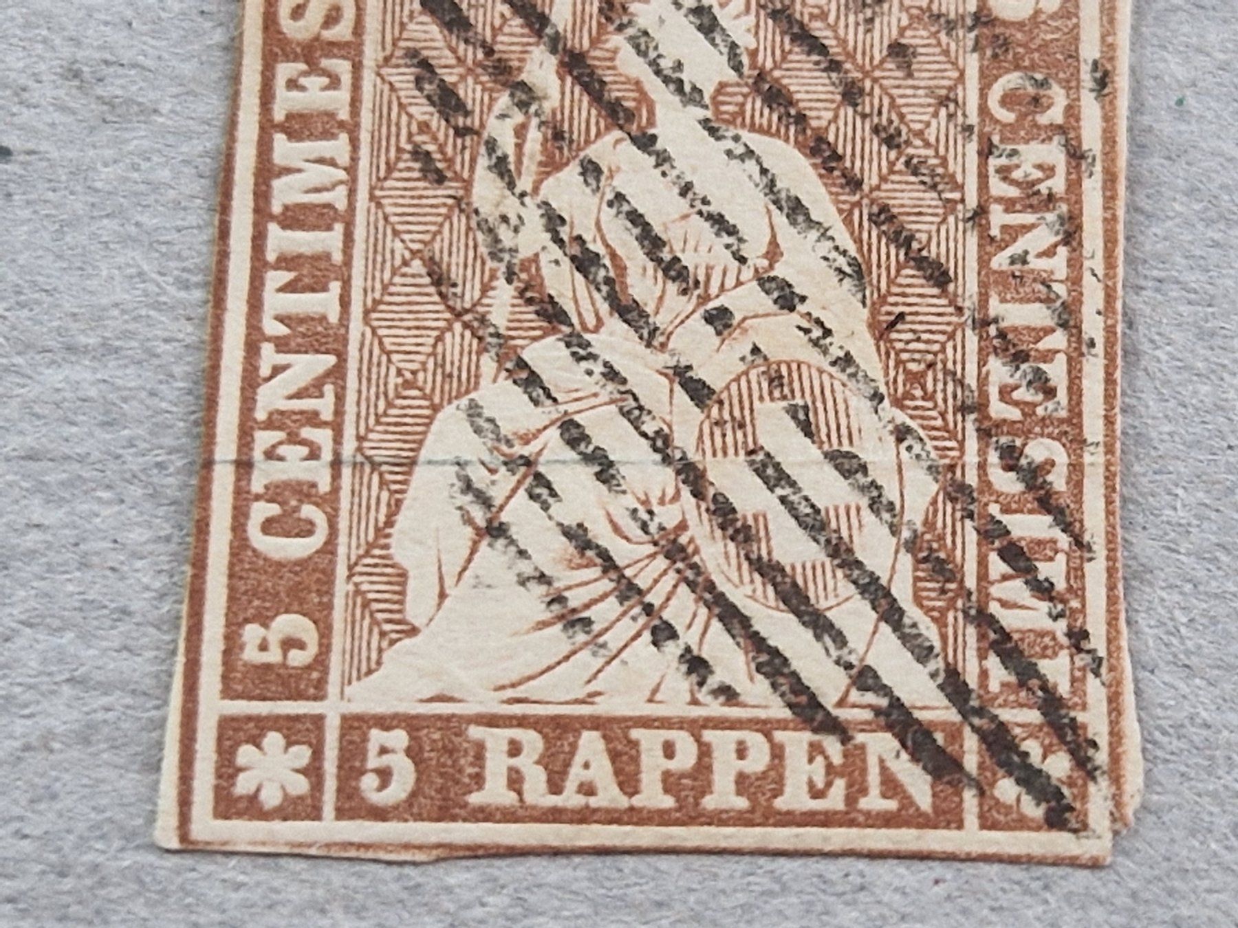 Alle Briefmarken: Strubel 22A, signiert, ab 1.- – Gebraucht aus Burgdorf von Glossy01 2
