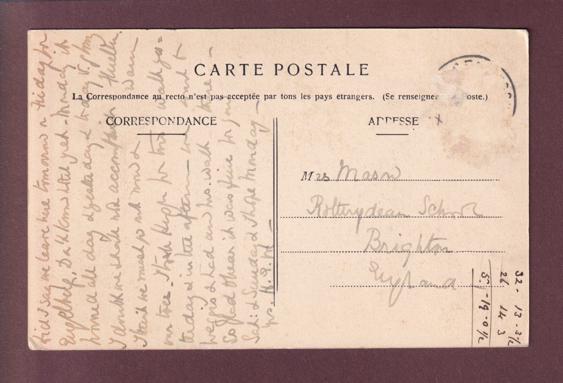 Cartoline postali: BÜRGENSTOCK - Pilatus - Leute – Usato da Pully venduto da nicecards 1