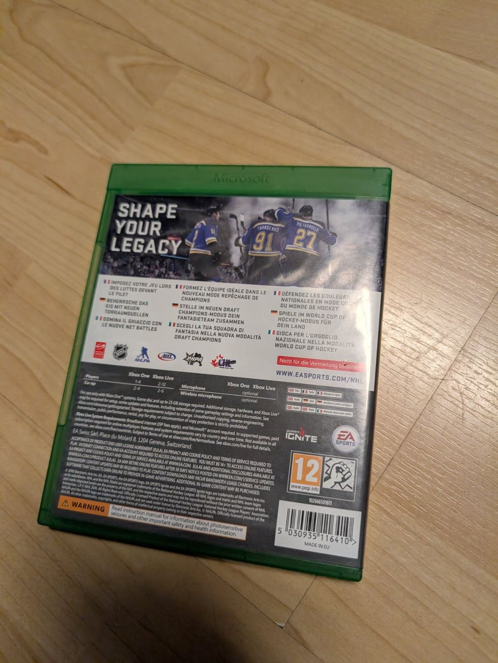 Giochi: NHL 17 Microsoft Xbox one series x – Usato da Giubiasco venduto da Tici__nerd_Giubiasco 1