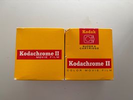 2x Pellicola Super 8 Kodakchrome II vintage 1972/73