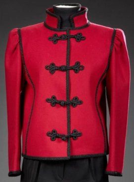 Yves Saint Laurent Blazer Wolljacke / veste en laine .40