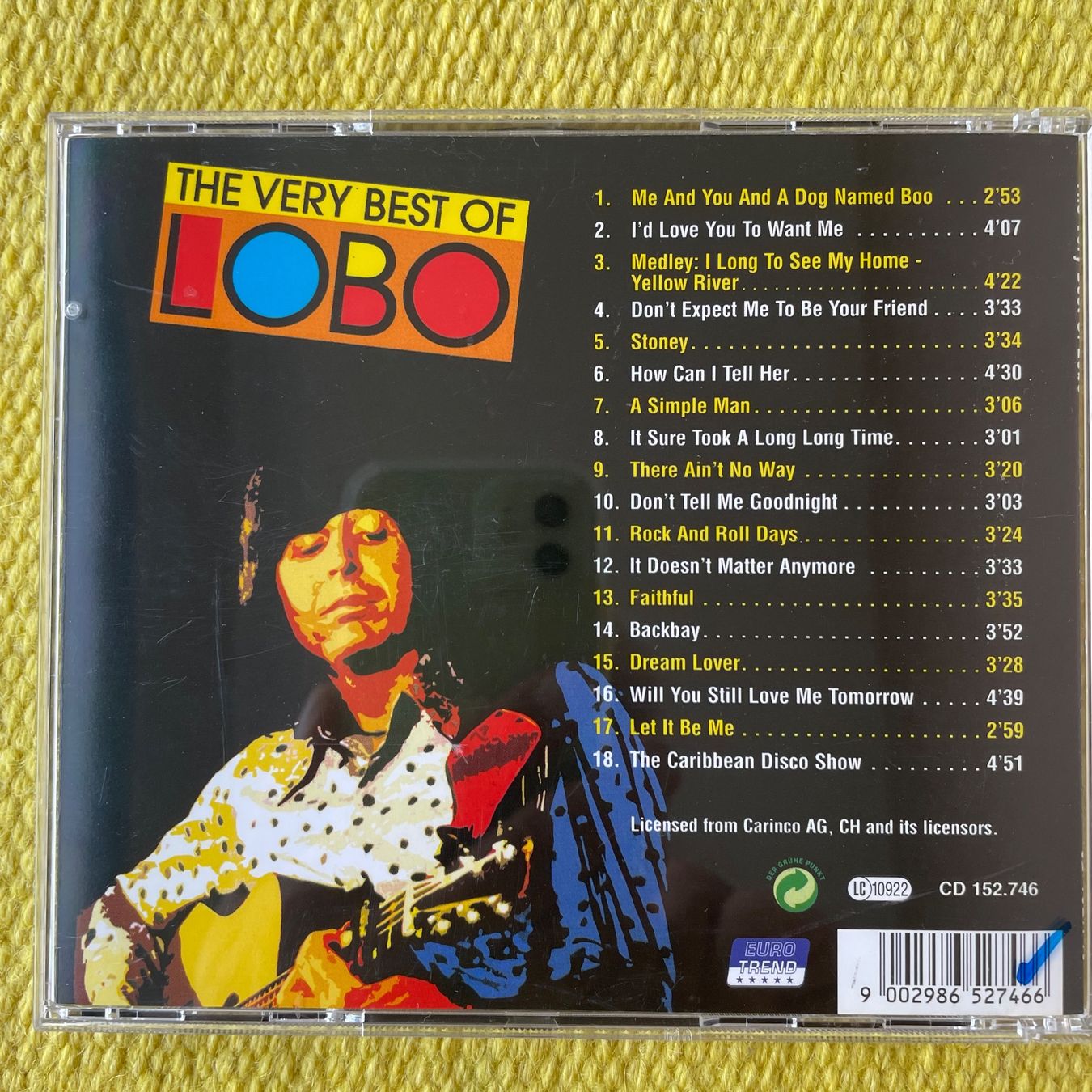 CDs: LOBO-VERY BEST OF – D'occasion à Rorschacherberg par CD-Roli 1