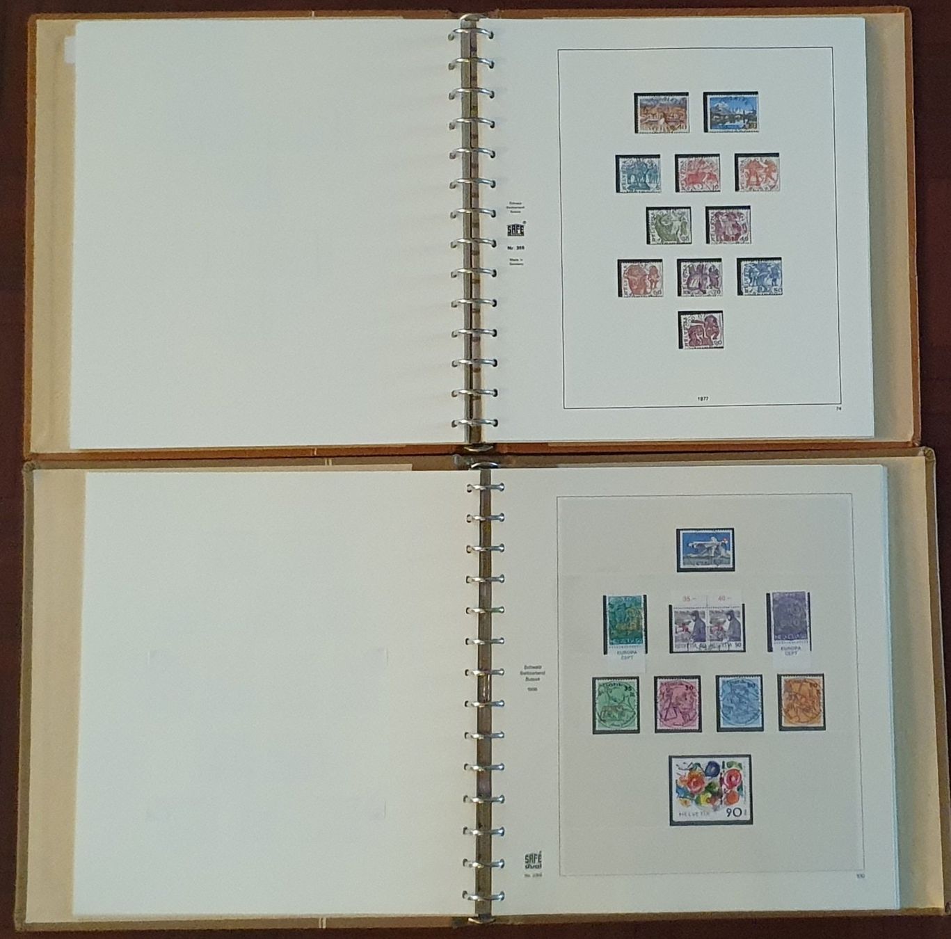 Tutti i francobolli: 2 SAFE Album - Sammlung ET-Vollstempel  1970 - 2000 – Usato da Kreuzlingen venduto da Rschweiz1 4