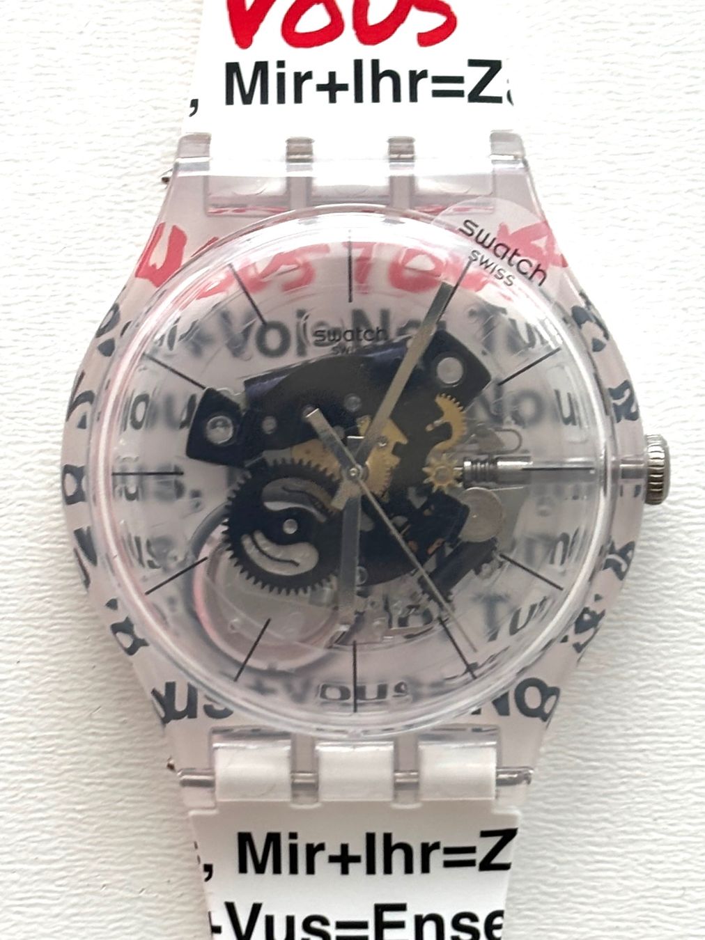 Swatch Orologi: Swatch Uhr Mir+Ihr=Zäme – Usato da Zürich venduto da Bob221