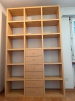Bücherregal mit Schubladen, Holzoptik, sehr guter Zustand