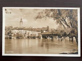 OLTEN gedeckte Holzbrücke, Aare