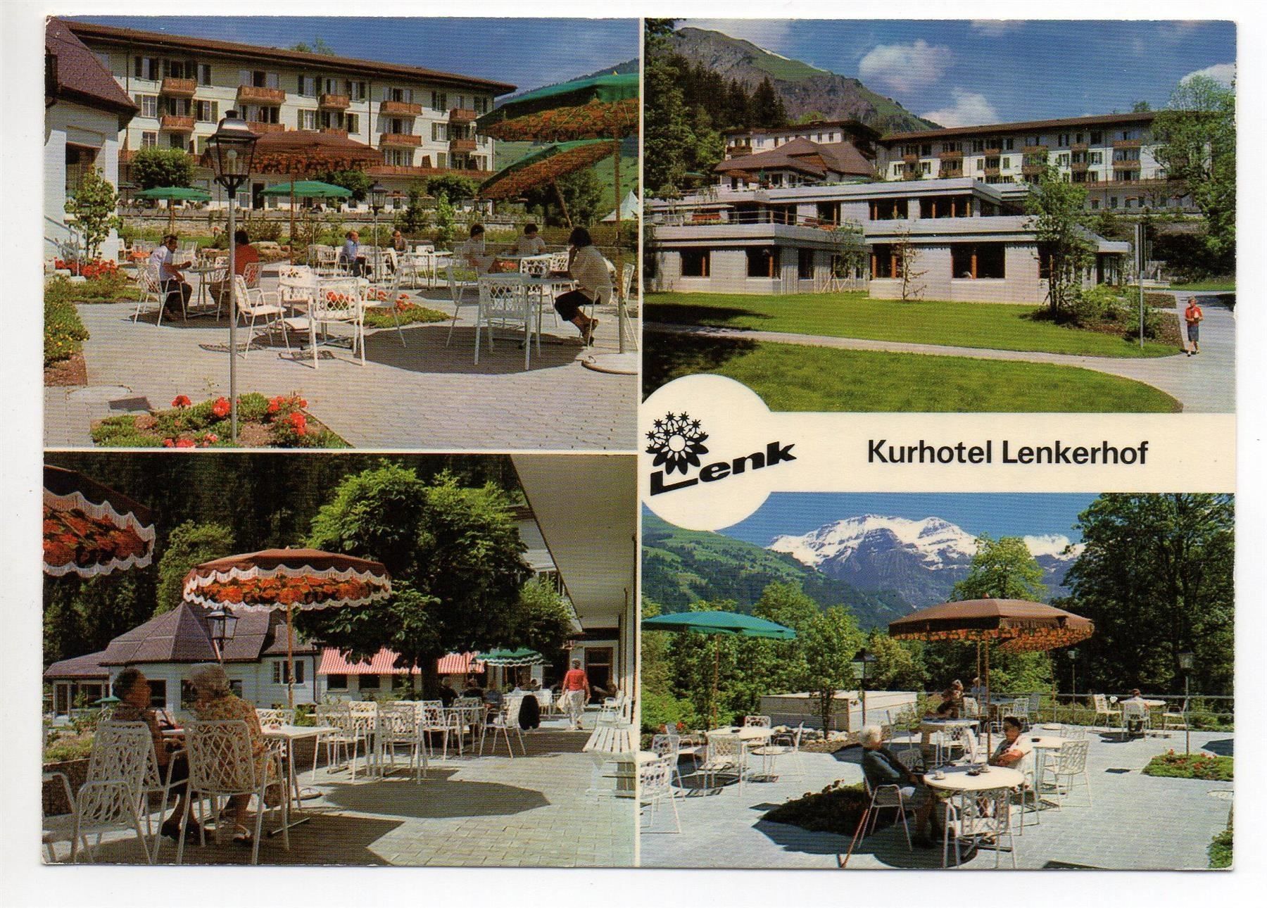 Ansichtskarten: LENK Kurhotel Lenkerhof – Gebraucht aus Jona von philajona