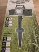 Gartensteckspiess mit Zeitschaltuhr und 2 Steckdosen