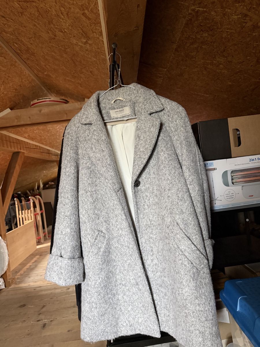 Zara Cappotti: Zara Basic Wintermantel, Grau, Grösse XS, Top Zustand – Usato da Schlieren venduto da Gabrielakom_ 3