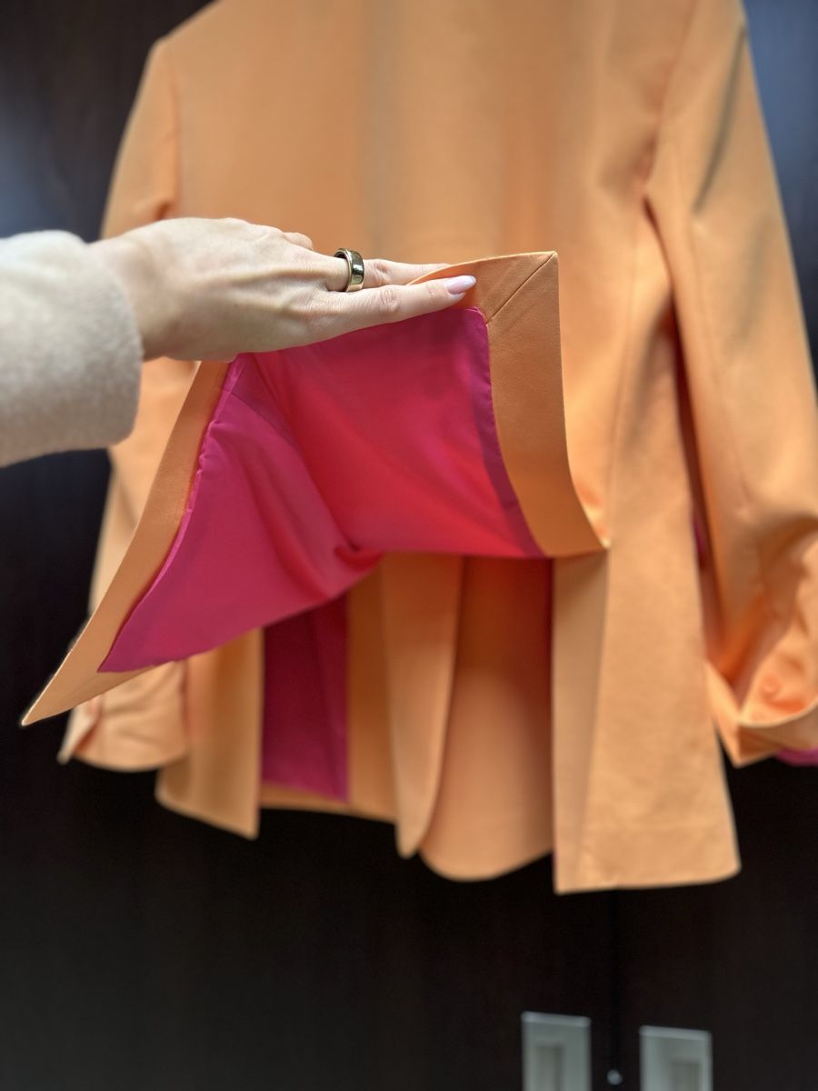 Jacken: Blazer orange / fuschia 1 size + étiquette – Neu und originalverpackt aus La Croix (Lutry) von secondhandZara 8