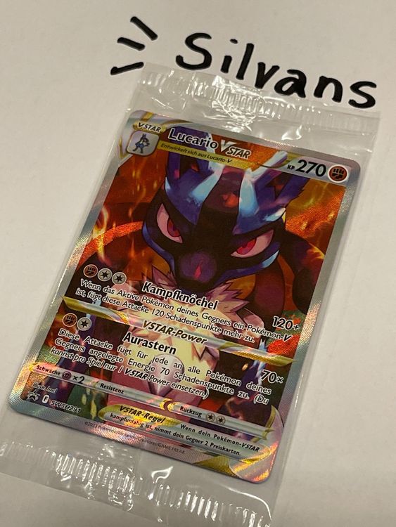 Lucario Vstar Alternativ Art Black Star Promo SWSH291 DE | Kaufen auf ...