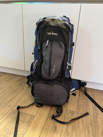 Grosser Rucksack Tatonka Yukon 60 L blau guter Zustand