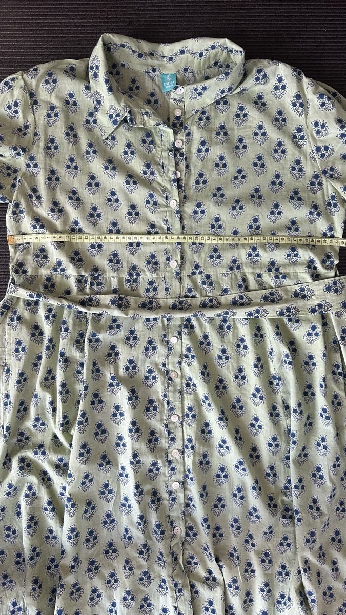 Kleider: Robe longue , 100% Cotton, vert, taille L – Neu (gemäss Beschreibung) aus Vuippens von ale_6gkb 7