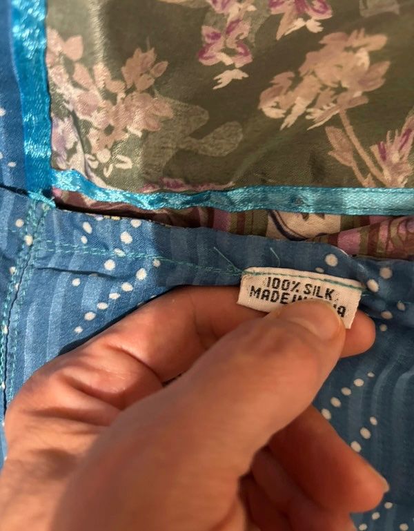 Röcke: Maxirock M aus 100% reiner Seide, Boho-Stil I – Gebraucht aus Lopagno von CLep 2