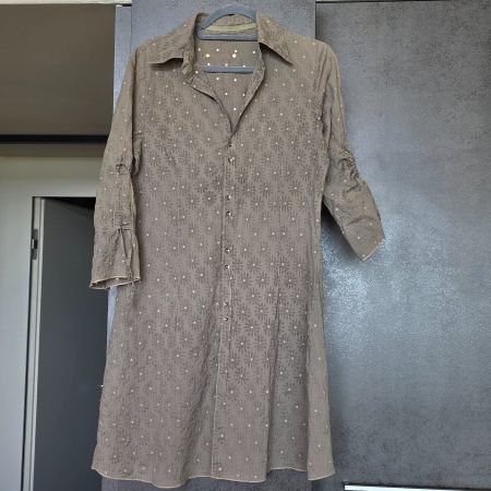 🐸 NILE BLUSENKLEID LONG BLUSE KLEID M