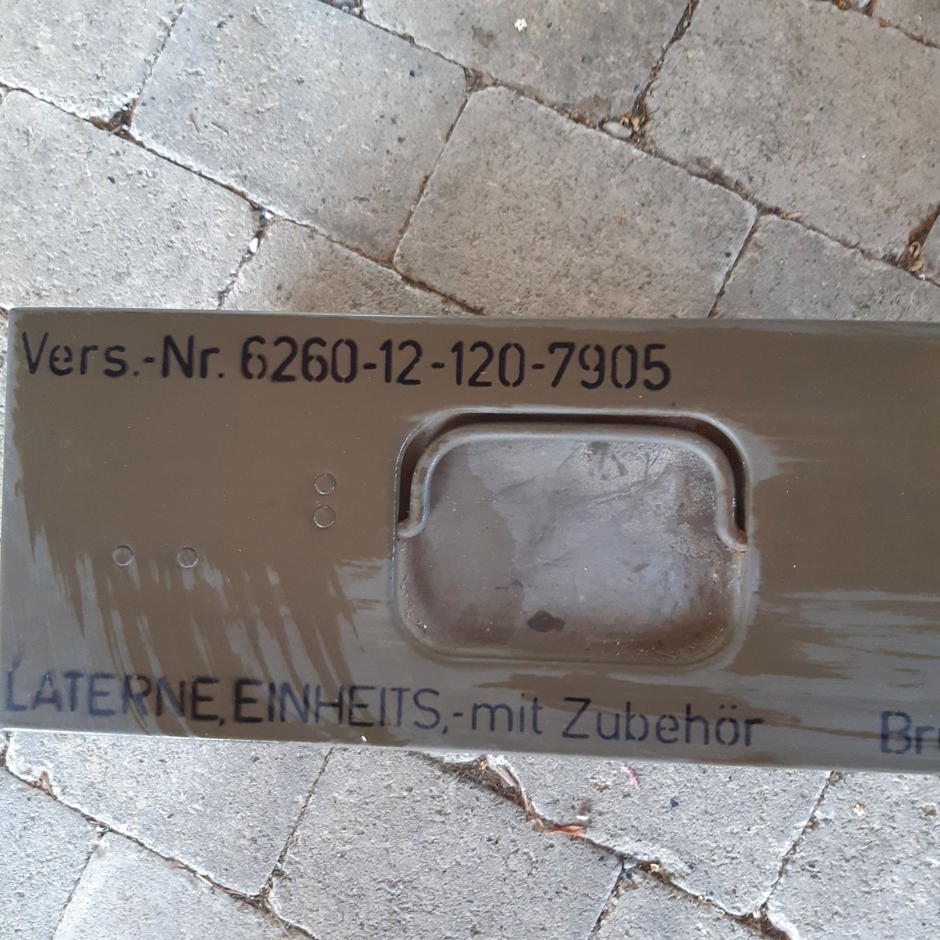 Schweizer Armee Lampade: Karbid Laterne – Usato da Subingen venduto da sandstrasse 8