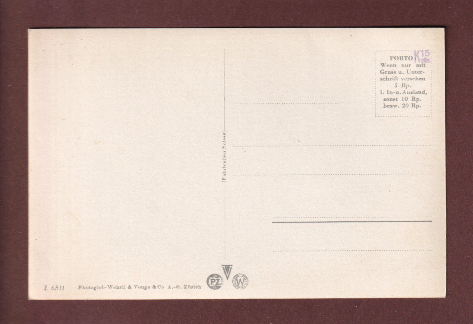 Cartoline postali: LANGENTHAL - Strasse – Usato da Pully venduto da nicecards 1