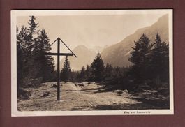 Weg zur LENZERALP - 1937