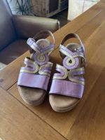 Gabor Sandalen Lila Gold Grösse 3.5 super Zustand