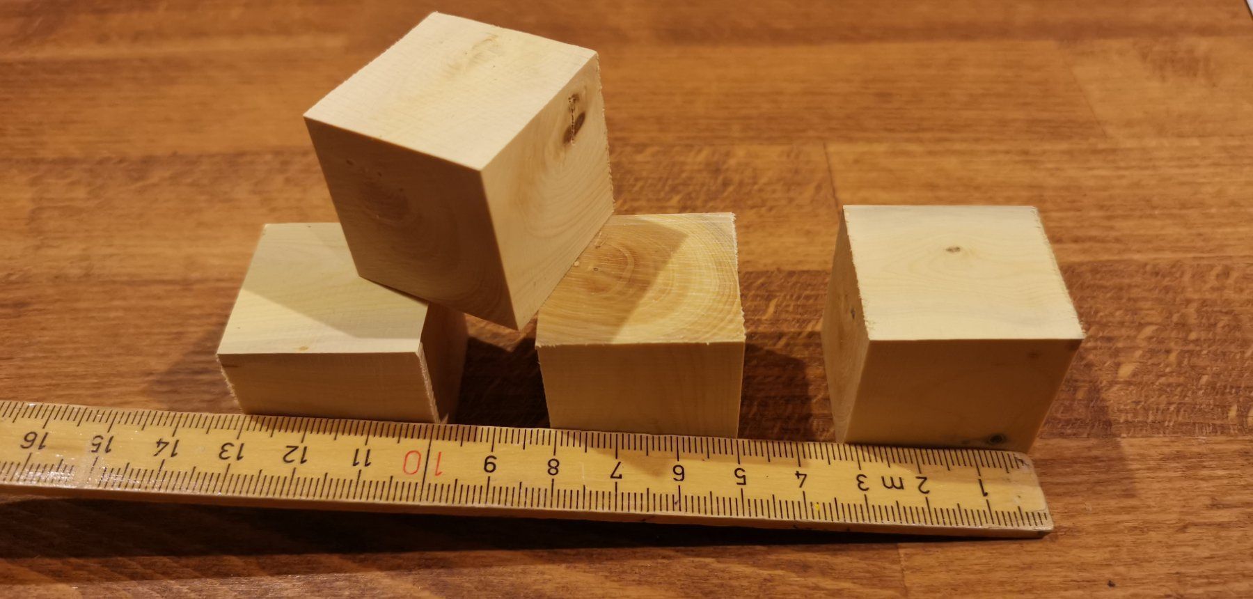 Holzartikel: Würfel aus Buchsbaumholz – Neu (gemäss Beschreibung) aus Suhr von Alan75