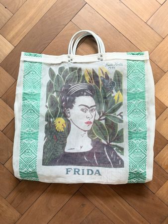 Einkaufstasche Frida Kahlo Indien Kult Vintage