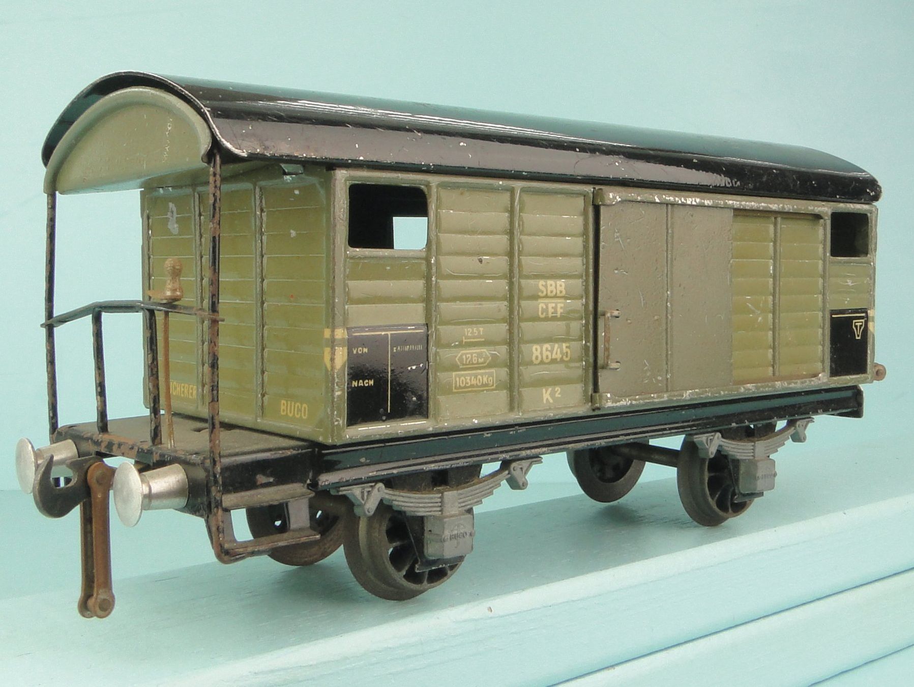 Buco Modelleisenbahnen: Buco Spur 0 SBB Güterwagen – Gebraucht aus Bülach von cann11