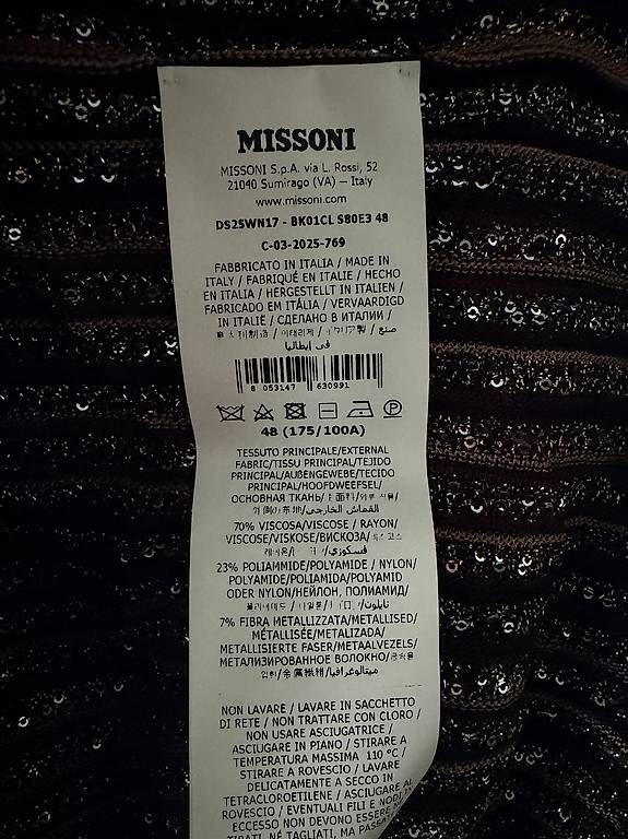 Camicette: NEU Missoni Damenbluse Gr.48 – Nuovo e nell'imballaggio originale da Rougemont venduto da Kosmo0272 3