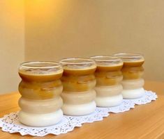 4er Set Glaser - Neu