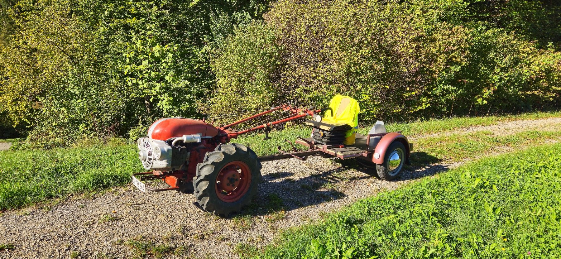 Bucher Trattori: Bucher KT10 mit Nachlaufwagen – Usato da Nürensdorf venduto da salibeer