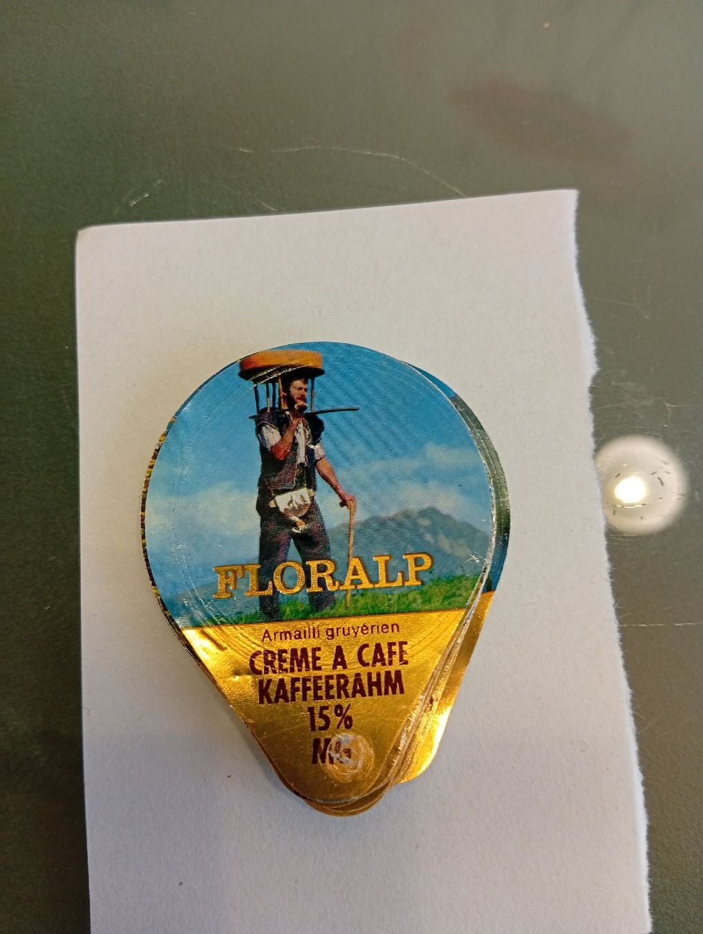 Floralp Kaffeerahmdeckel: Serie 303 B RAR – Gebraucht aus Amriswil von thp_n68w