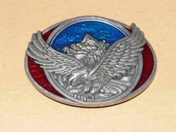 Fibbie per cinture: Metall Gürtelschnalle Flying EAGLE – Nuovo e nell'imballaggio originale da Münchwilen TG venduto da ecudos10