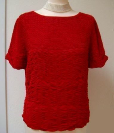Innocenti - Struktur Shirt - rot - Grösse 40