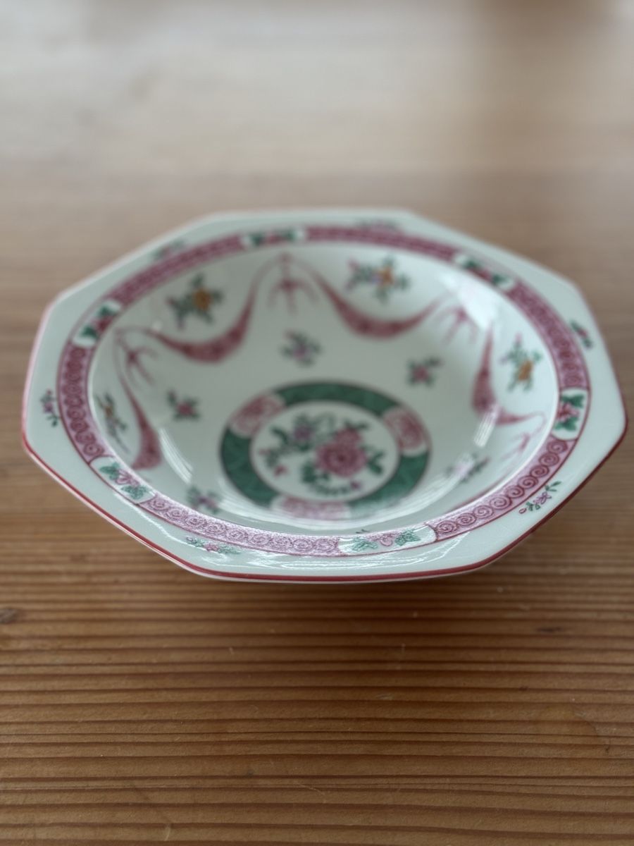 Teller: Vintage Teller "Peony Lowestoft" – Durchmesser 20 cm – Gebraucht aus Lanzenhäusern von Galaa 3