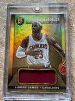 NBA LeBron James /49 Gold Game Used RARE!!!