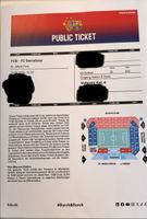 FC Basel - FC Barcelona Ticket B5 Balkon