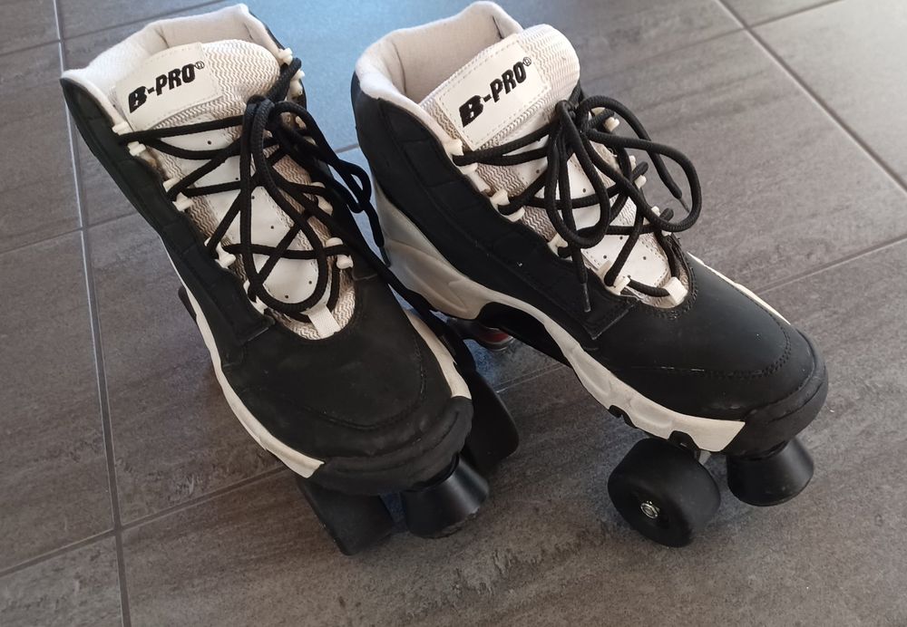 Patins à Roulettes Vintage Betty Lytle Marsi Hyde - Bout Bonnet, Marque Sure Grip, Taille 9 Femme